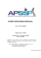 APSSP-Grievance Manual 2018